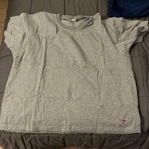 grey gymshark mens t shirt